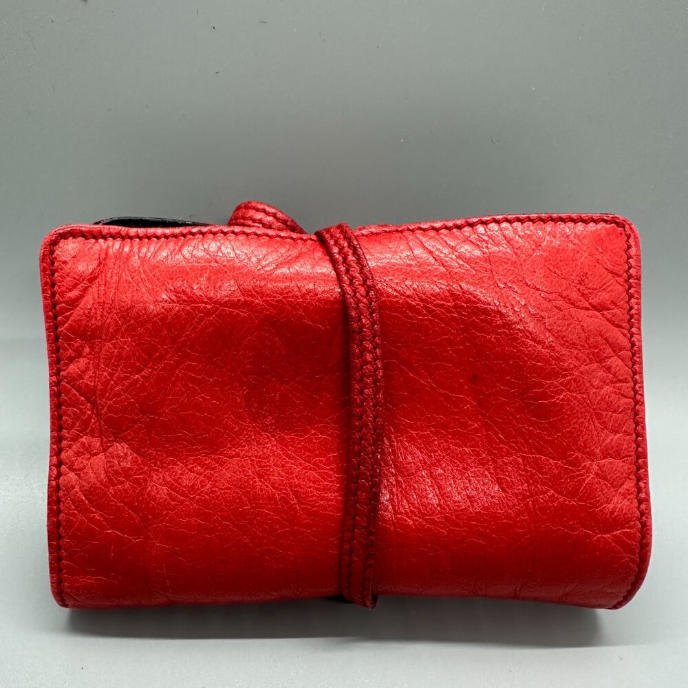 Gucci Red and Black Leather Change Purse Vintage - Picture 2 of 7